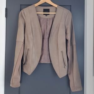 Faux leather Dynamite blazer